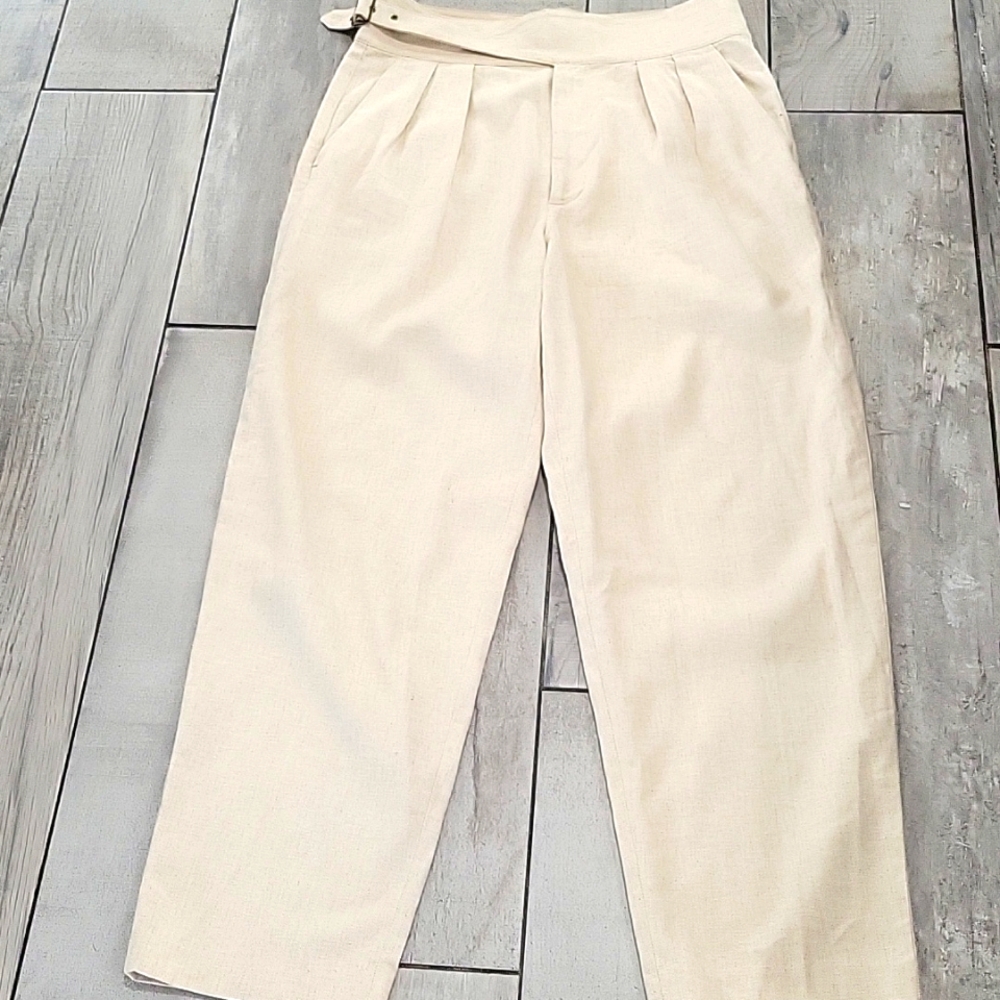 Banana Republic Cream Trousers